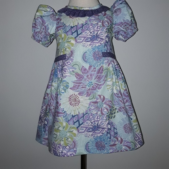 Great little cotton dress size 4 - Picture 3 of 3